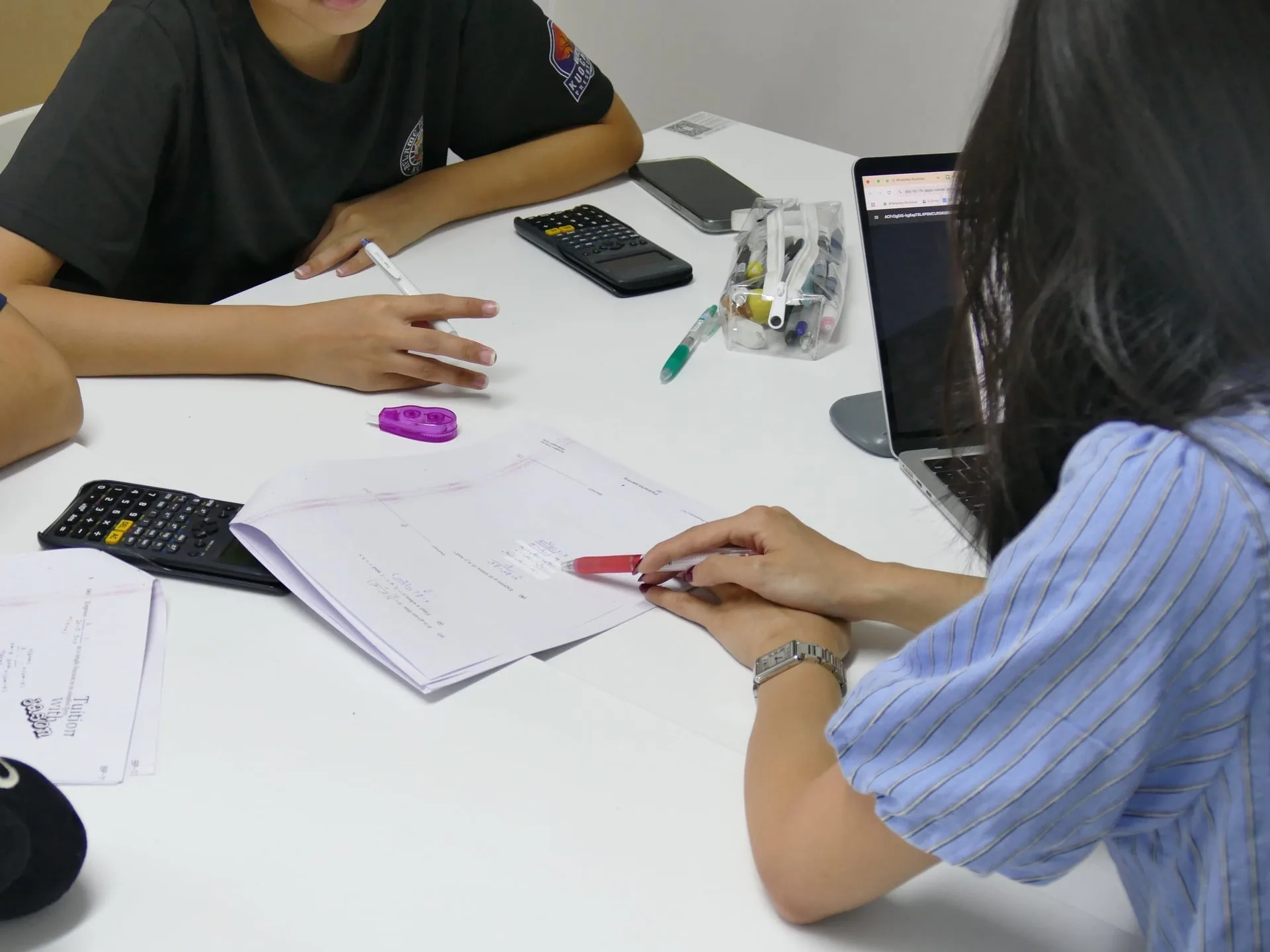 Students learning at Ancourage Academy