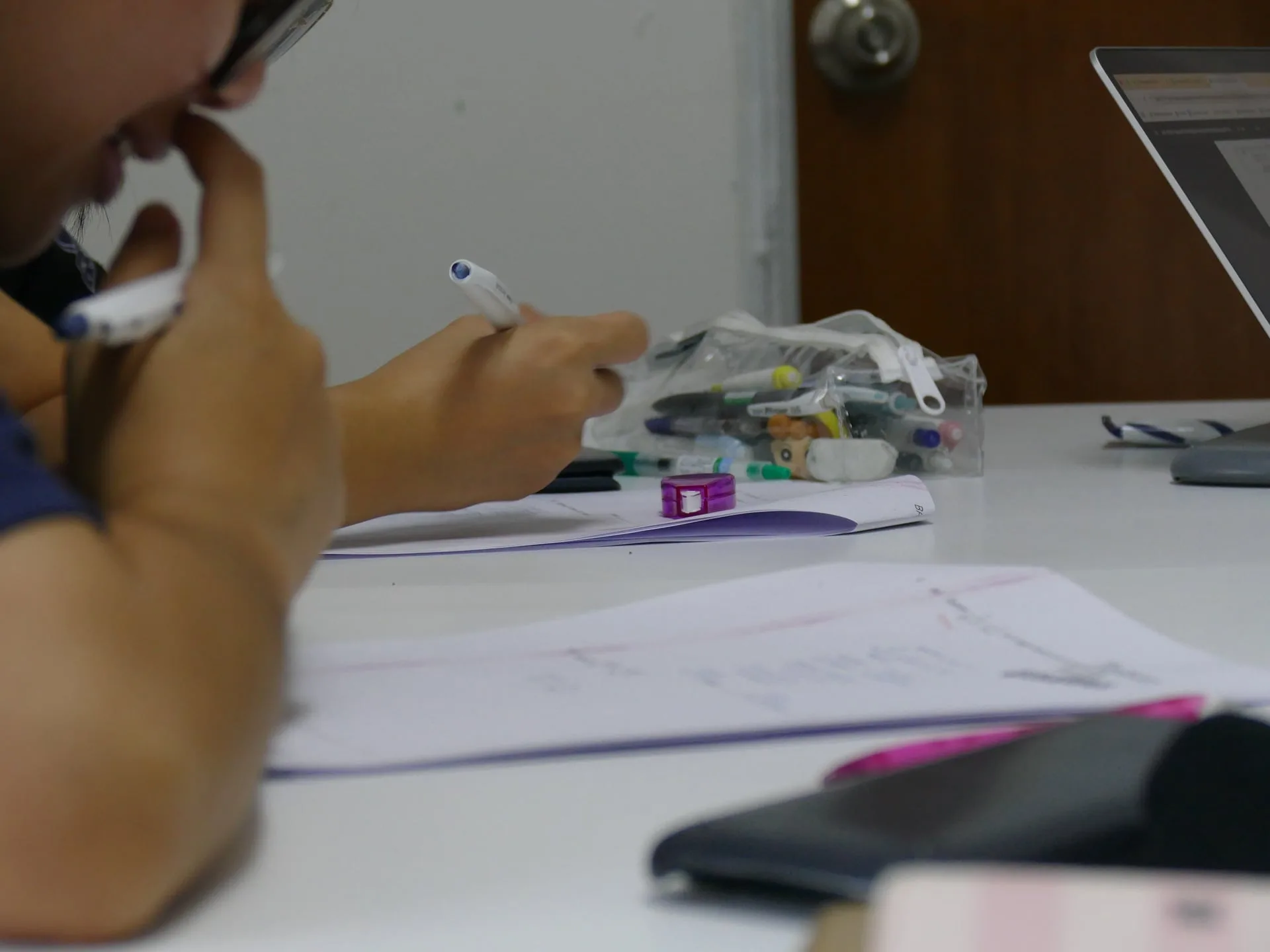 Secondary Chemistry tuition students learning