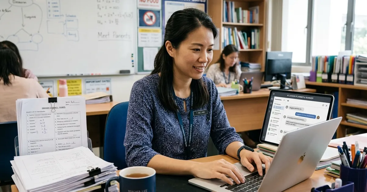 AI Tools Every Singapore Teacher Should Know — article cover image, Ancourage Academy Singapore
