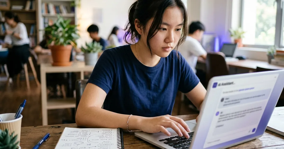 Prompt Engineering for Students: Ask AI Better Questions — article cover image, Ancourage Academy Singapore