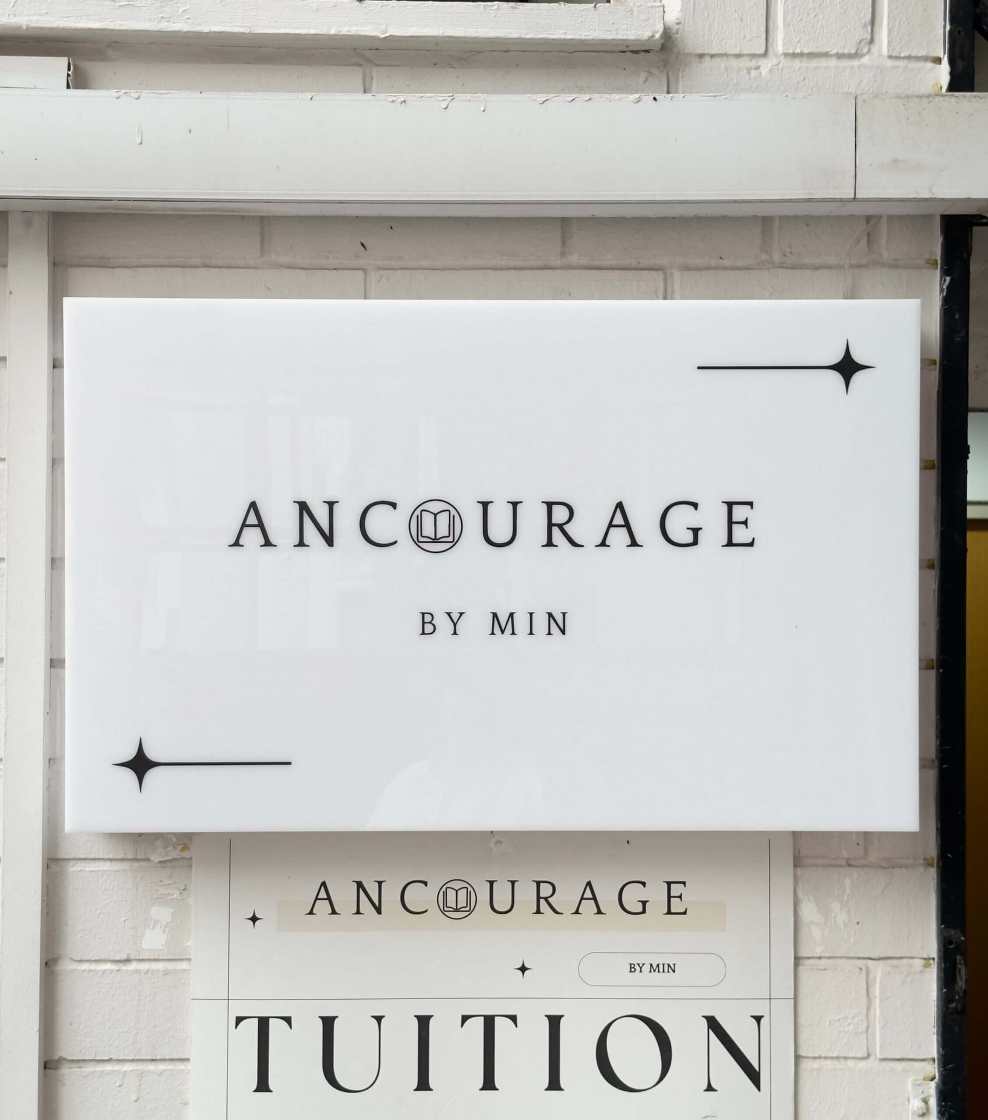 Entrance to Ancourage Academy tuition centre in Bishan with signage