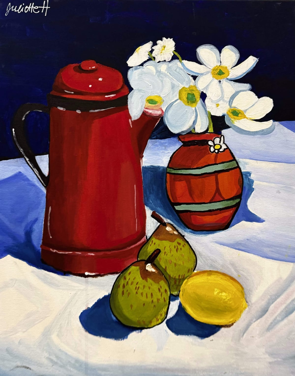 Oil pastel composition by Art by Ancourage learner