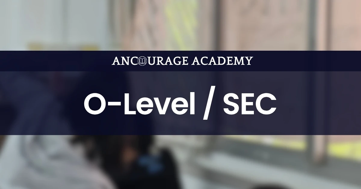 O-Level / SEC Exam Guide & Resources | Ancourage Academy